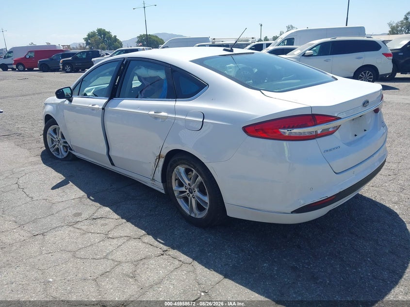 Vin: 3fa6p0hd8jr187220, lot: 46457891, ford fusion se 20183