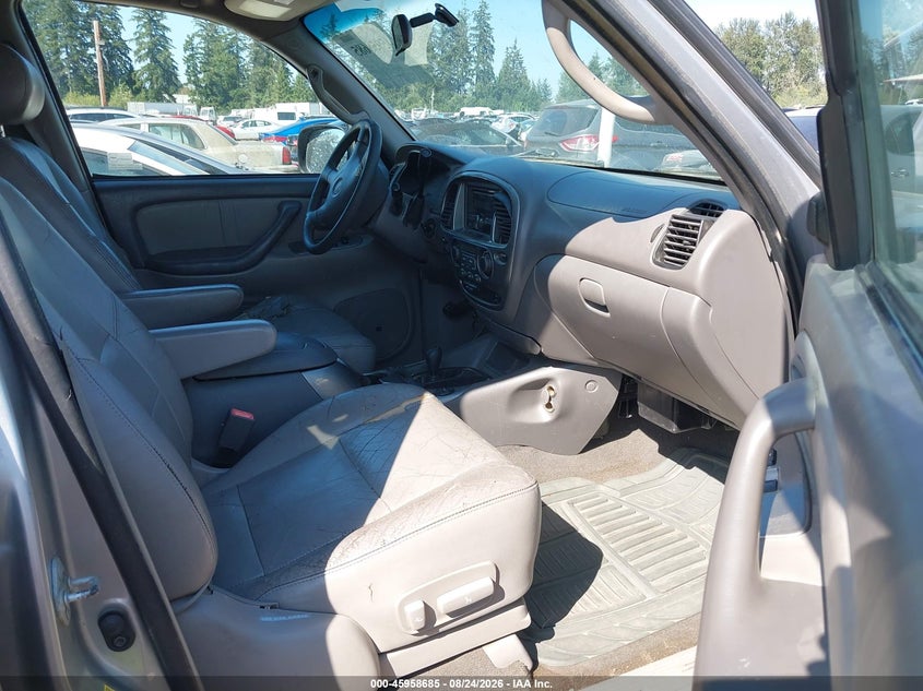 2001 TOYOTA SEQUOIA SPORT UTILITY VEHICLE 4.7L V-8 DOHC, REGULAR , 240HP