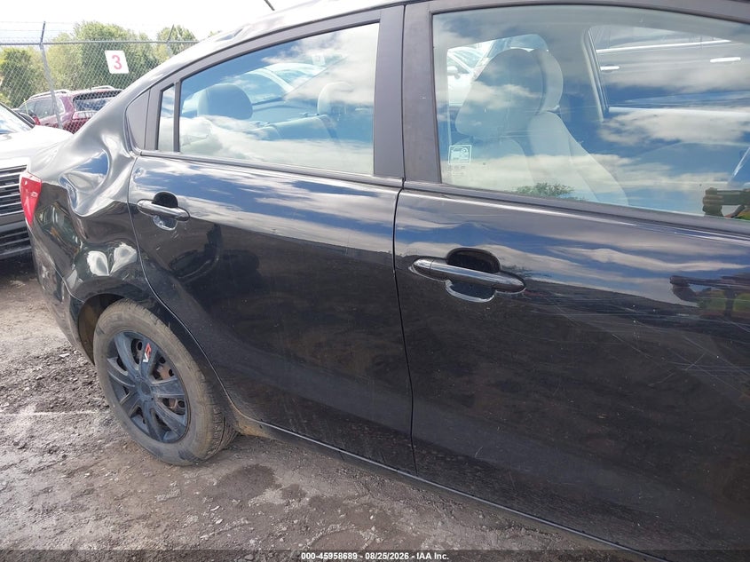 KIA RIO 2013 VIN KNADM4A33D6140405