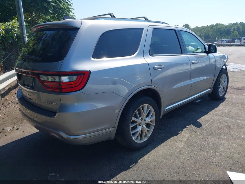 Vin: 1c4rdjdg3gc485980, lot: 46457945, dodge durango limited 20164