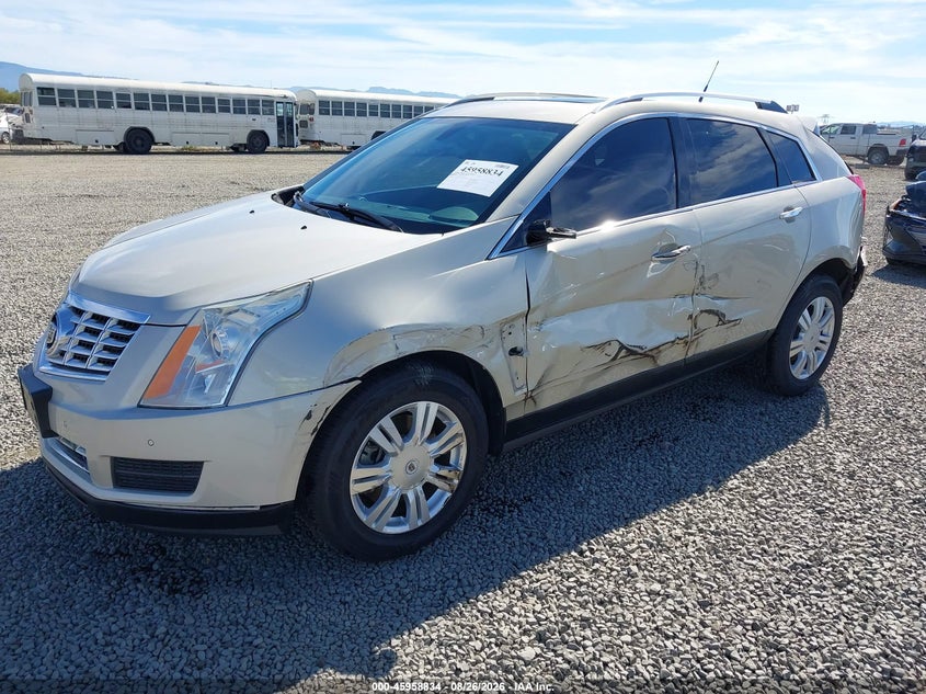 2013 Cadillac SRX, Лівий зад, IAAI, VIN 3GYFNGE31DS593481 — фото 2