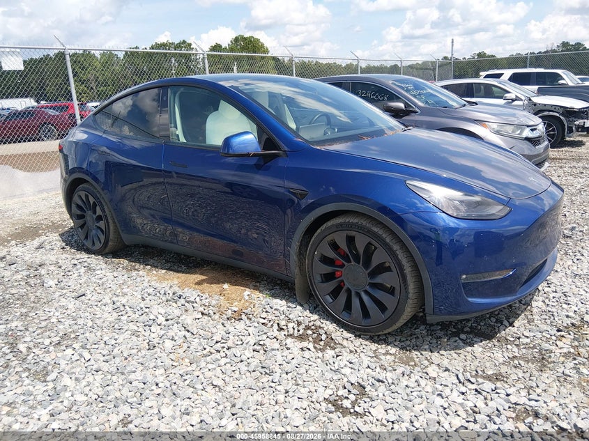 TESLA MODEL Y 2022 VIN 7SAYGDEFXNF377028