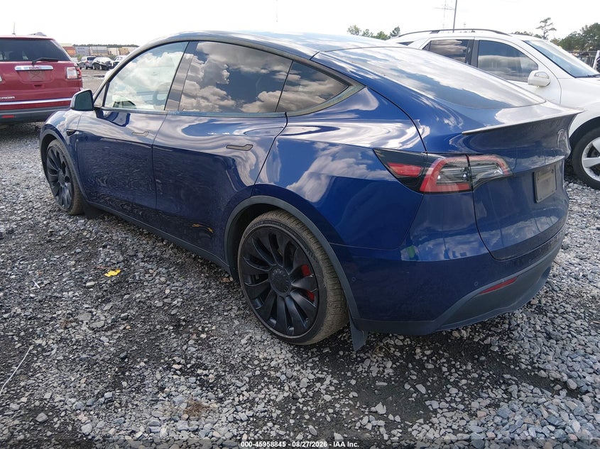 TESLA MODEL Y 2022 VIN 7SAYGDEFXNF377028