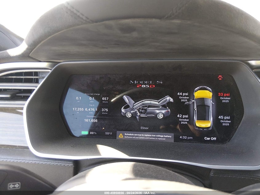 TESLA MODEL S 2015 VIN 5YJSA1H24FFP76210
