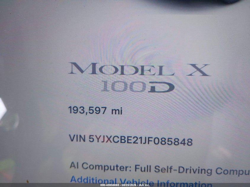 2018 TESLA MODEL X · Фото 15