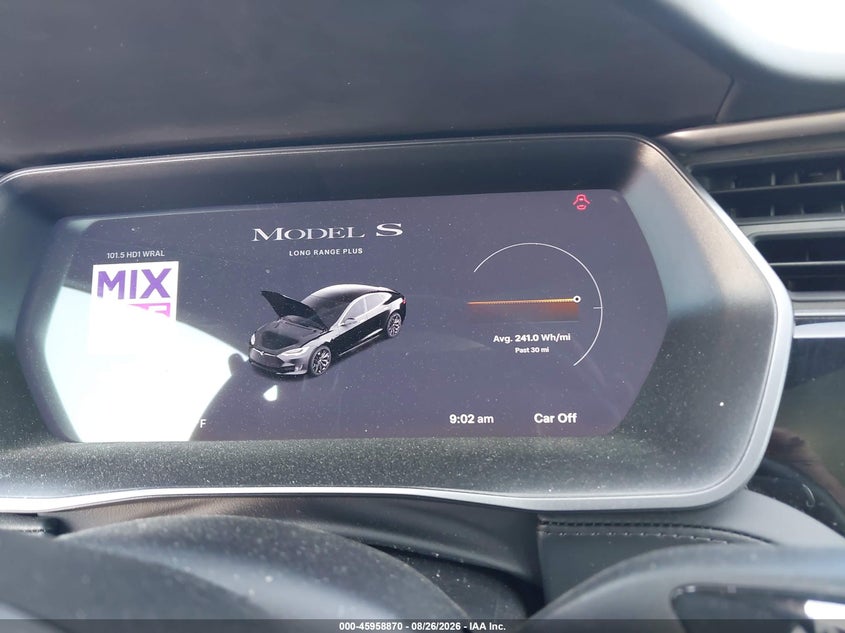 2020 TESLA MODEL S auction photo 7