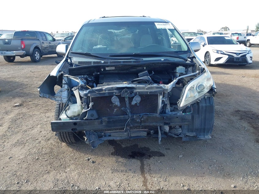 2014 TOYOTA SIENNA VAN 3.5L V-6 DOHC, VVT, REGULAR , 266HP