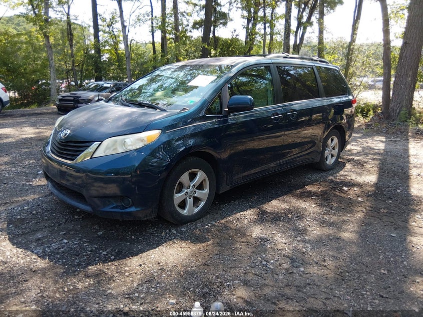 2011 TOYOTA SIENNA VAN 3.5L V-6 DOHC, VVT, REGULAR , 265HP