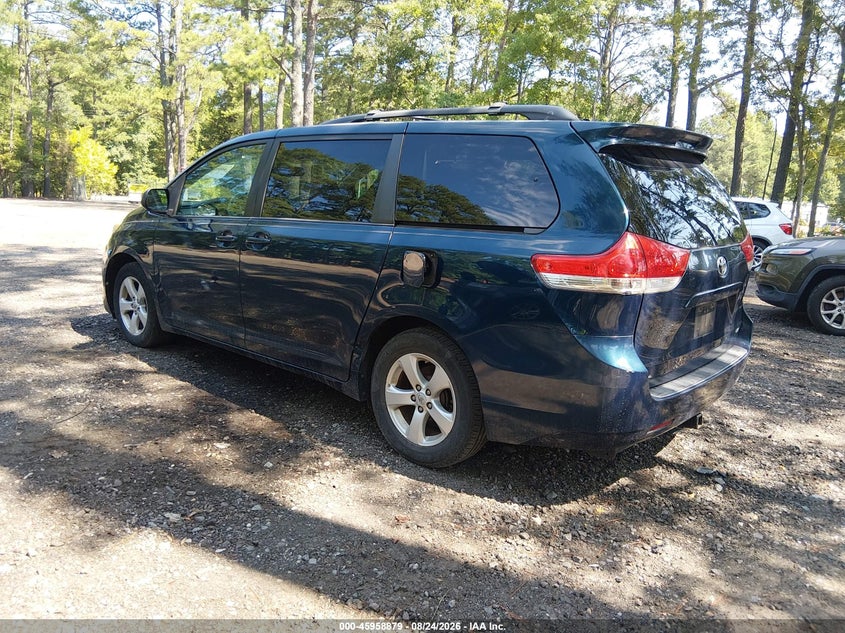 2011 TOYOTA SIENNA VAN 3.5L V-6 DOHC, VVT, REGULAR , 265HP