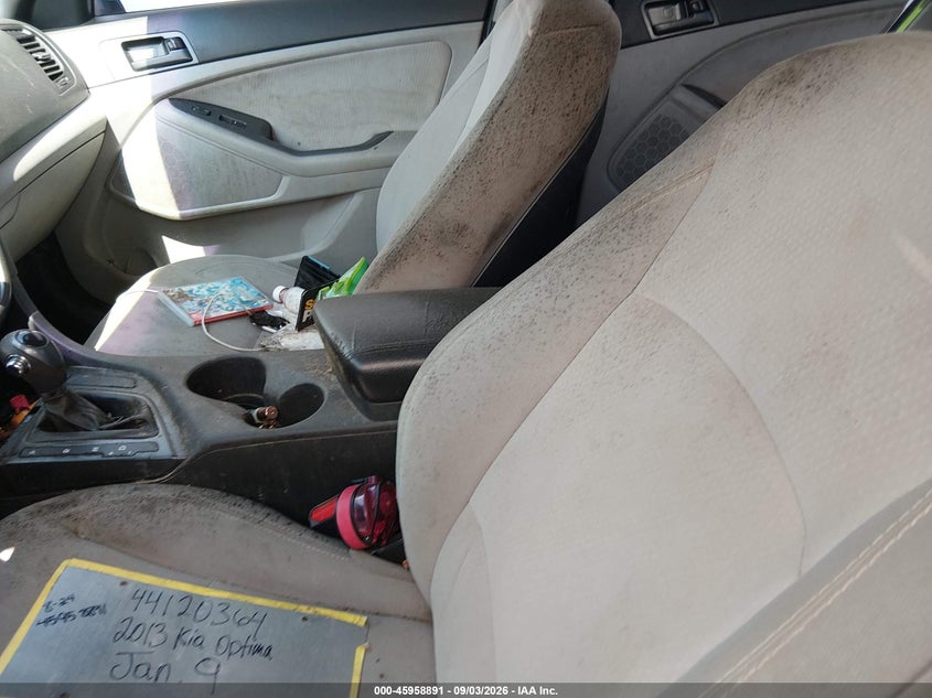 2013 KIA OPTIMA auction photo 5