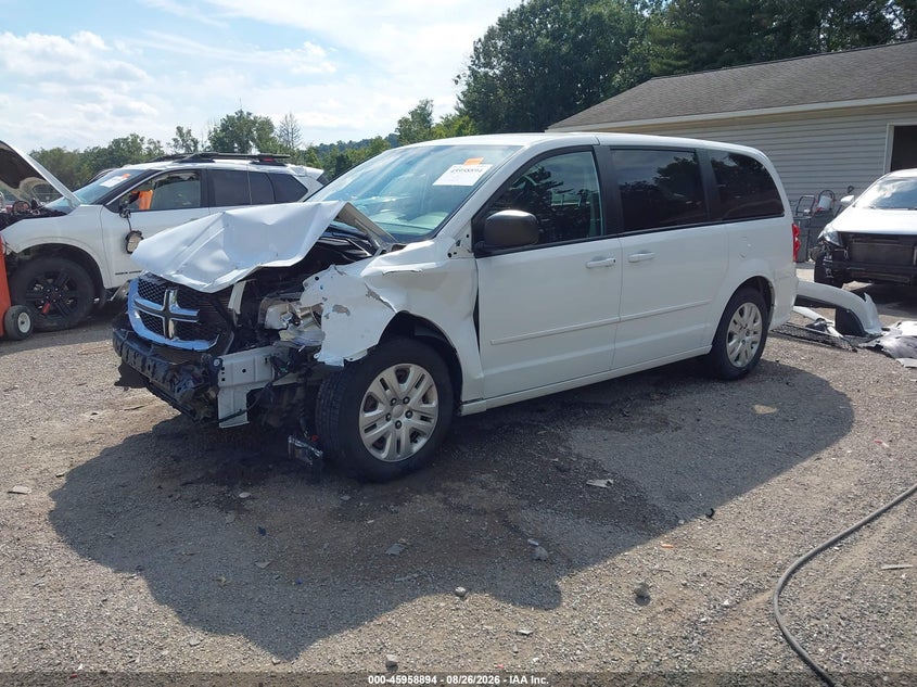 Vin: 2c4rdgbg4hr855512, lot: 46458113, dodge grand caravan se 20172