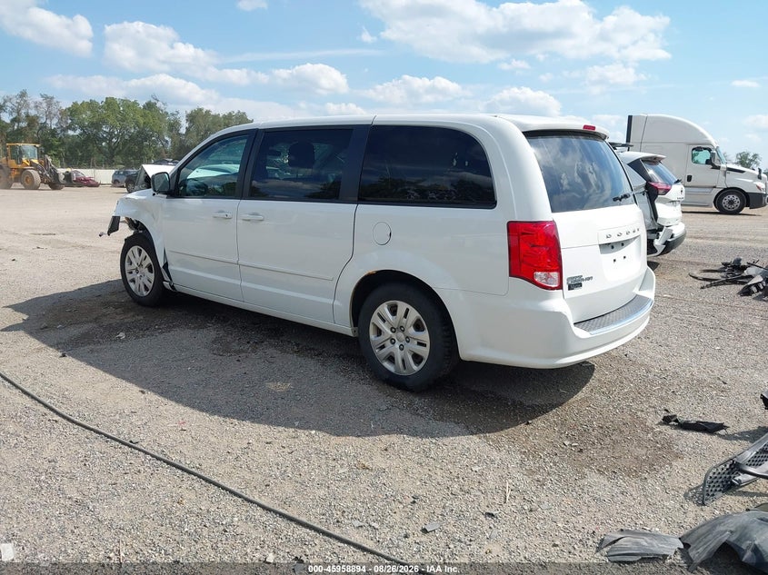 Vin: 2c4rdgbg4hr855512, lot: 46458113, dodge grand caravan se 20173