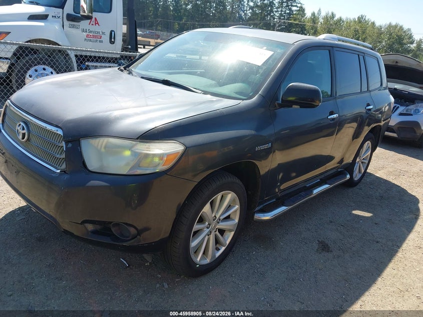 TOYOTA HIGHLANDER HYBRID 2010 VIN JTEBW3EH2A2046406