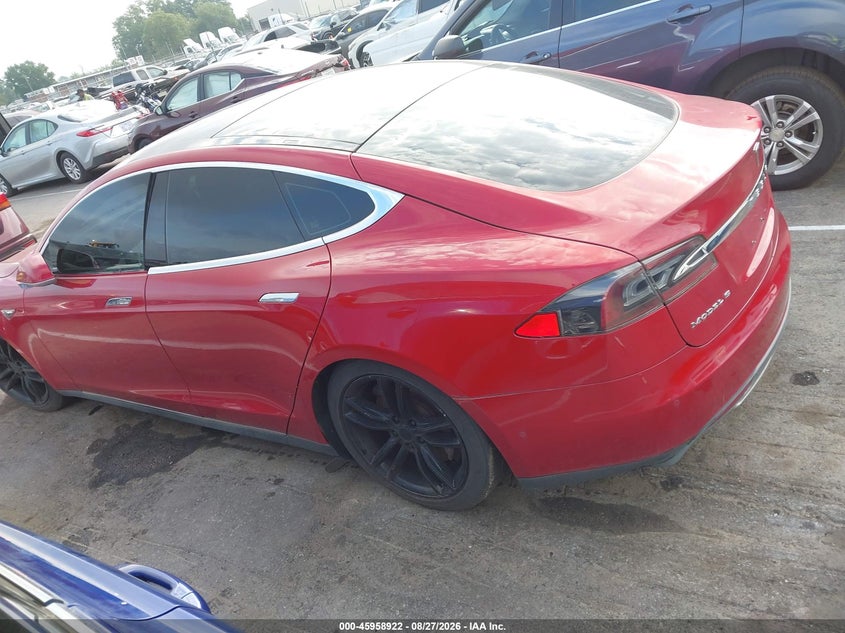 2015 TESLA MODEL S HATCHBACK ELECTRIC