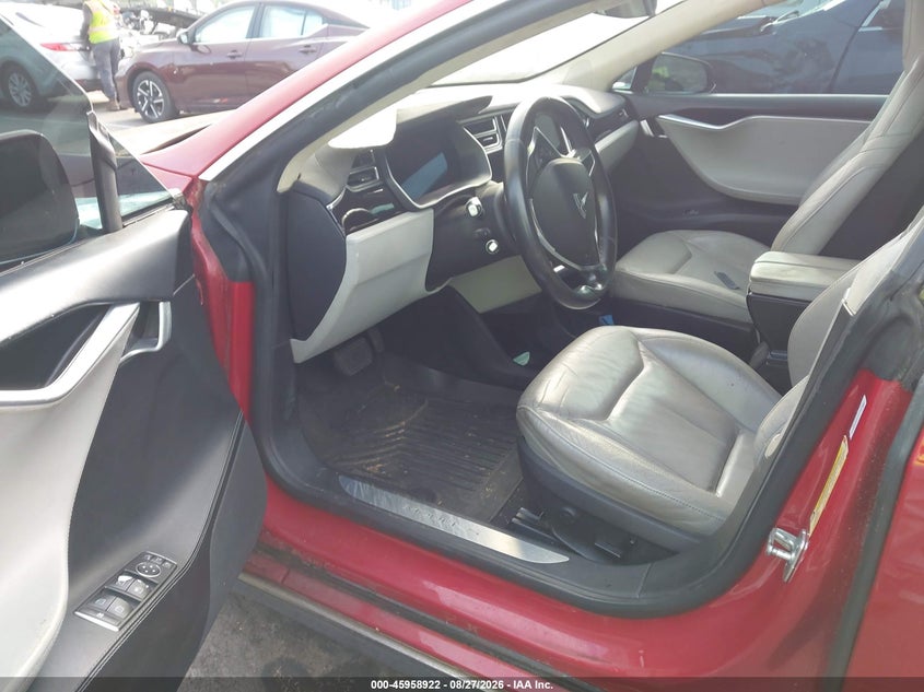 2015 TESLA MODEL S HATCHBACK ELECTRIC