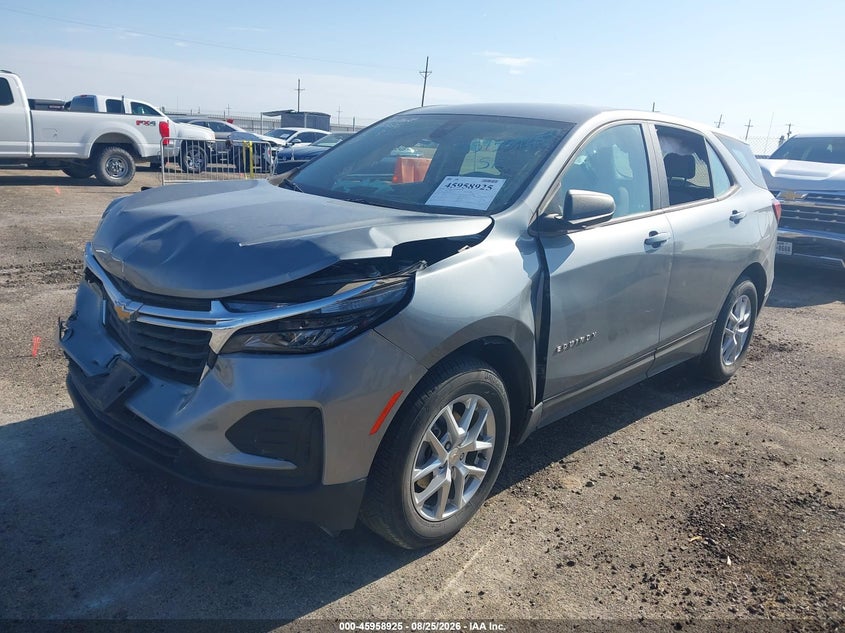 2024 Chevrolet Equinox Awd Ls, Front End, IAAI, VIN 3GNAXSEG6RL305866 — photo 2