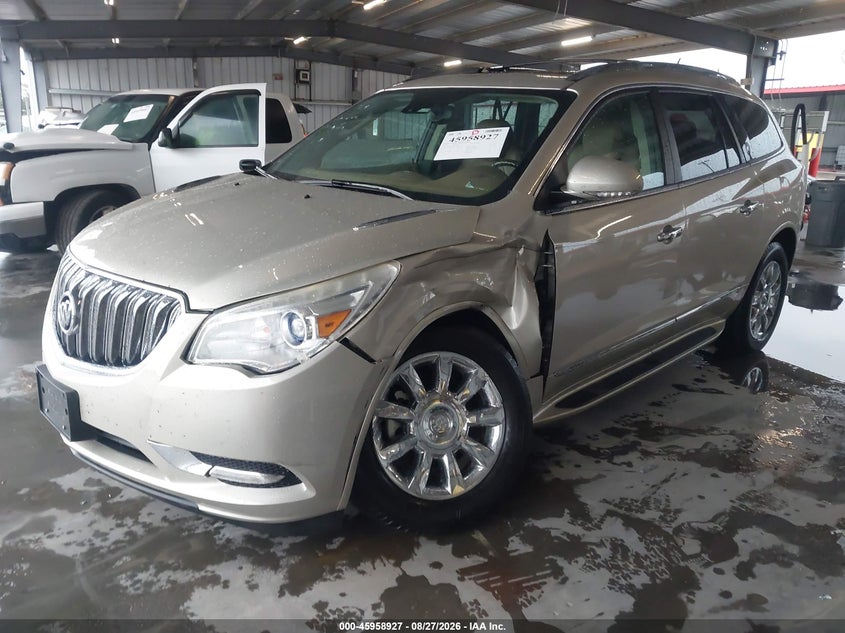 2015 Buick Enclave, Left Front, IAAI, VIN 5GAKRBKD4FJ378157 — photo 2