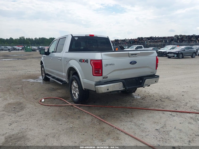 Vin: 1ftew1efxffb56396, lot: 46458155, ford f-150 lariat 20153