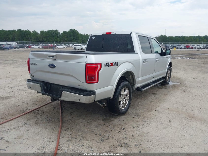 Vin: 1ftew1efxffb56396, lot: 46458155, ford f-150 lariat 20154
