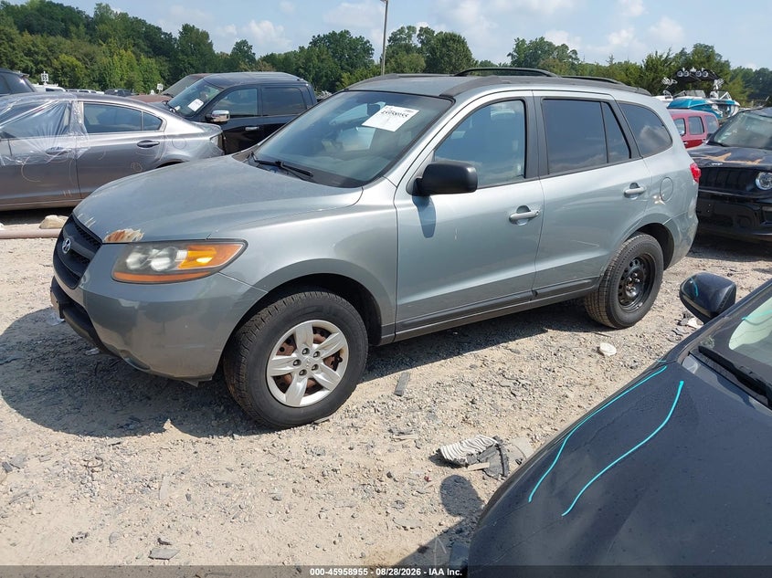 2009 Hyundai Santa Fe, Normal Wear & Tear, IAAI, VIN 5NMSG13D79H297631 — photo 2