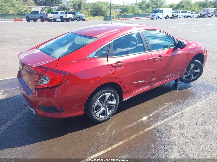 Vin: 19xfc2f60le001251, lot: 46458177, honda civic lx 20204