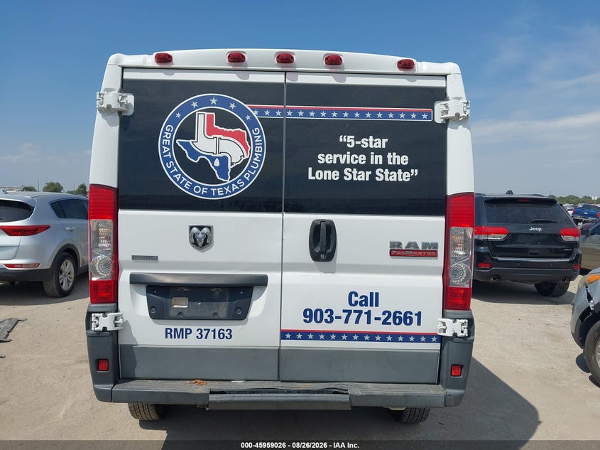 RAM PROMASTER 1500 2017 VIN 3C6TRVAG9HE552523