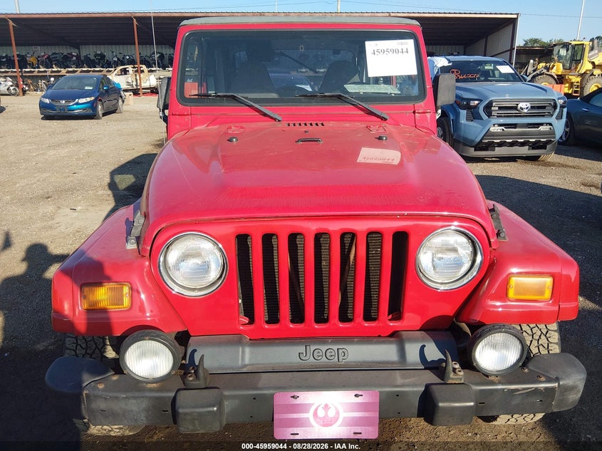 JEEP WRANGLER 2002 VIN 1J4FA49S62P731779