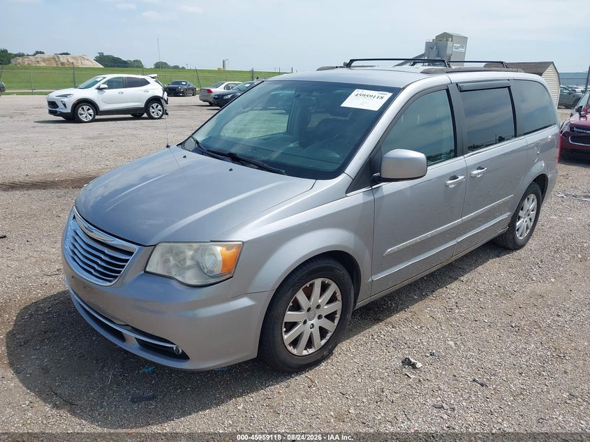 Vin: 2c4rc1bg5er418663, lot: 46458337, chrysler town & country touring 20142