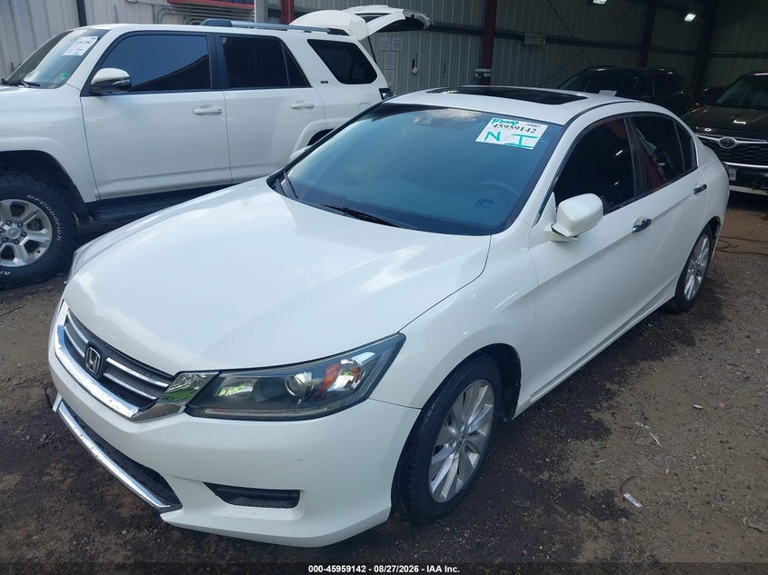 2013 Honda Accord, Затопление, IAAI, VIN 1HGCR2F81DA244737 — фото 2
