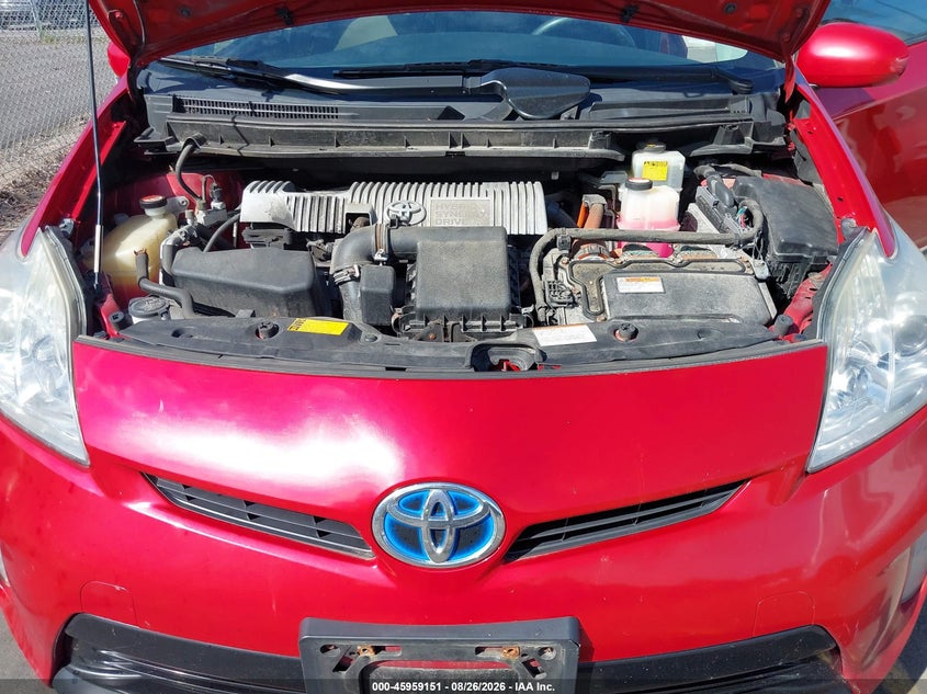 2015 TOYOTA PRIUS HATCHBACK 1.8L I-4 DOHC, VVT, 98HP