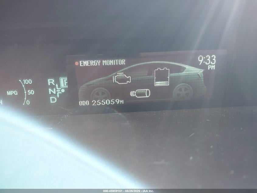2015 TOYOTA PRIUS HATCHBACK 1.8L I-4 DOHC, VVT, 98HP