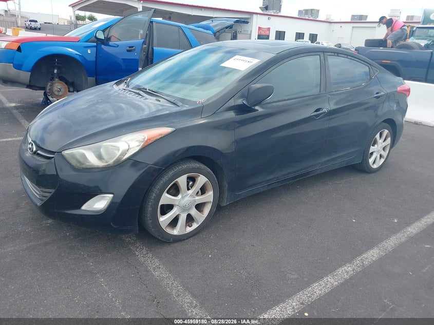 2011 Hyundai Elantra, Звичайний знос, IAAI, VIN 5NPDH4AE3BH015822 — фото 2
