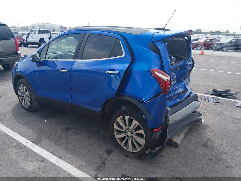 Vin: kl4cjasb3hb018548, lot: 46458435, buick encore preferred 20173