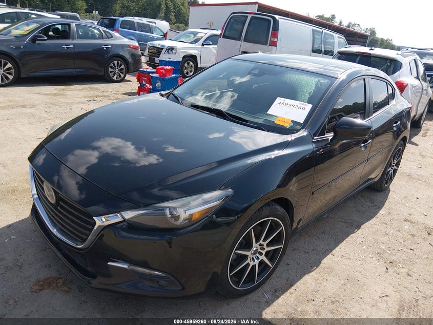 Vin: 3mzbn1w32hm128764, lot: 46458479, mazda mazda3 grand touring 20172
