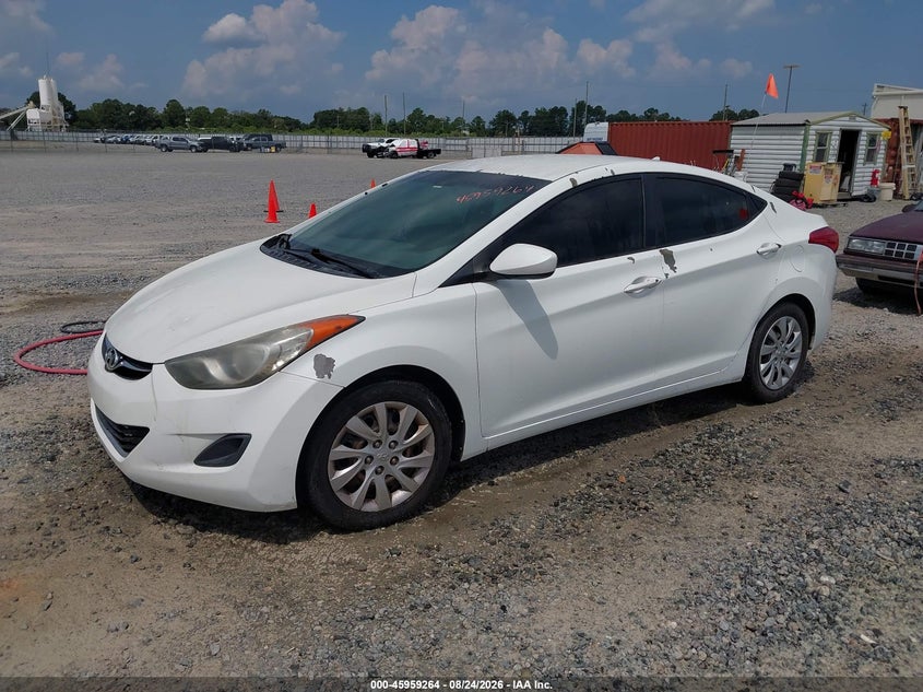 2012 Hyundai Elantra, Normal Wear & Tear, IAAI, VIN 5NPDH4AEXCH104157 — photo 2
