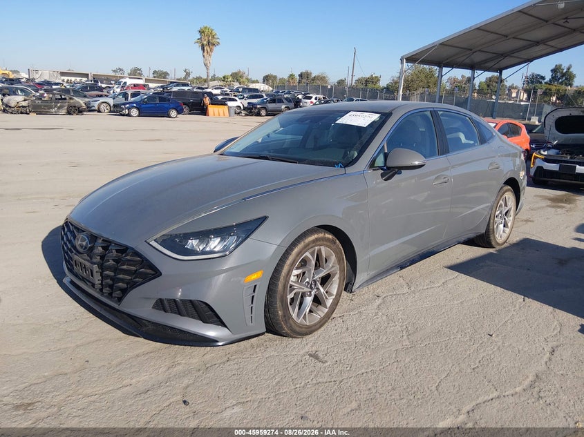 2020 Hyundai Sonata Sel, Right Side, IAAI, VIN 5NPEL4JA6LH038724 — photo 2