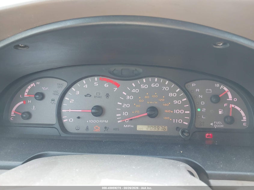 TOYOTA SEQUOIA 2004 VIN 5TDZT38AX4S209391