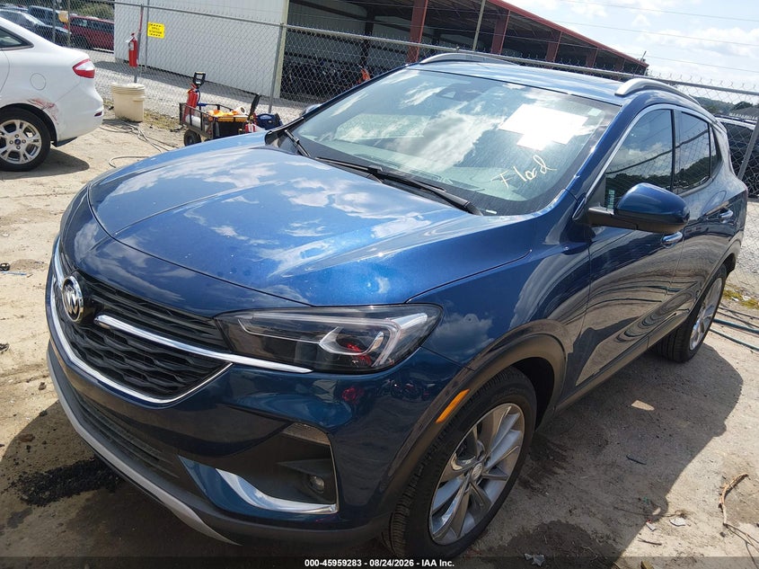2021 Buick Encore GX, Затопление, IAAI, VIN KL4MMFSL2MB058826 — фото 2