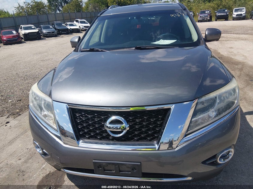2015 NISSAN PATHFINDER SPORT UTILITY VEHICLE 3.5L V-6 DOHC, VVT, REGULAR , 260HP