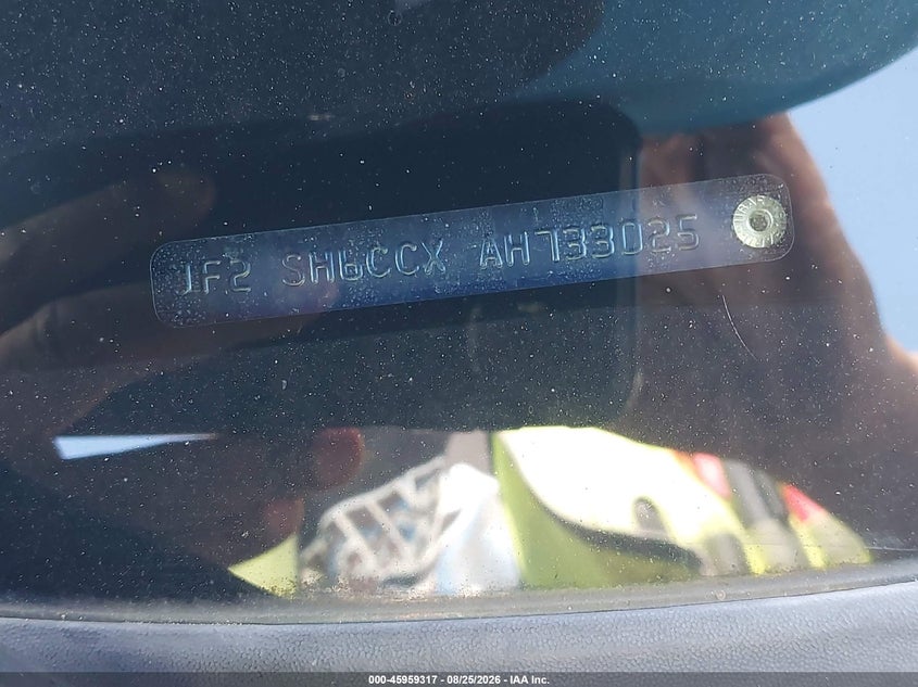 SUBARU FORESTER 2010 VIN JF2SH6CCXAH733025