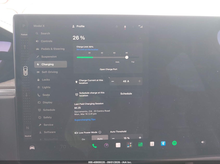TESLA MODEL X 2021 VIN 5YJXCBE59MF326327