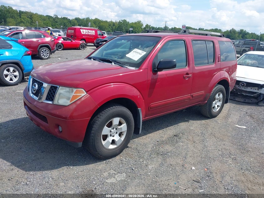 2007 Nissan Pathfinder, Normal Wear & Tear, IAAI, VIN 5N1AR18W77C647833 — photo 2