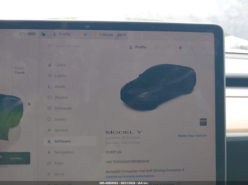 2024 TESLA MODEL Y LONG RANGE DUAL MOTOR ALL-WHEEL DRIVE - zdjęcie 7