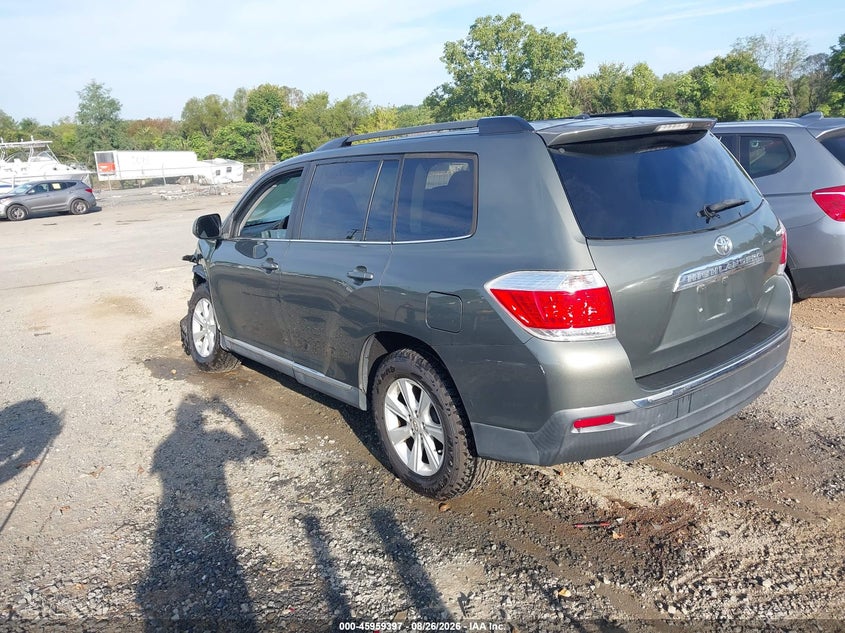 Vin: 5tdbk3eh4cs151041, lot: 46458616, toyota highlander se v6 20123