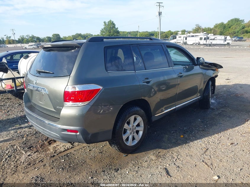 Vin: 5tdbk3eh4cs151041, lot: 46458616, toyota highlander se v6 20124