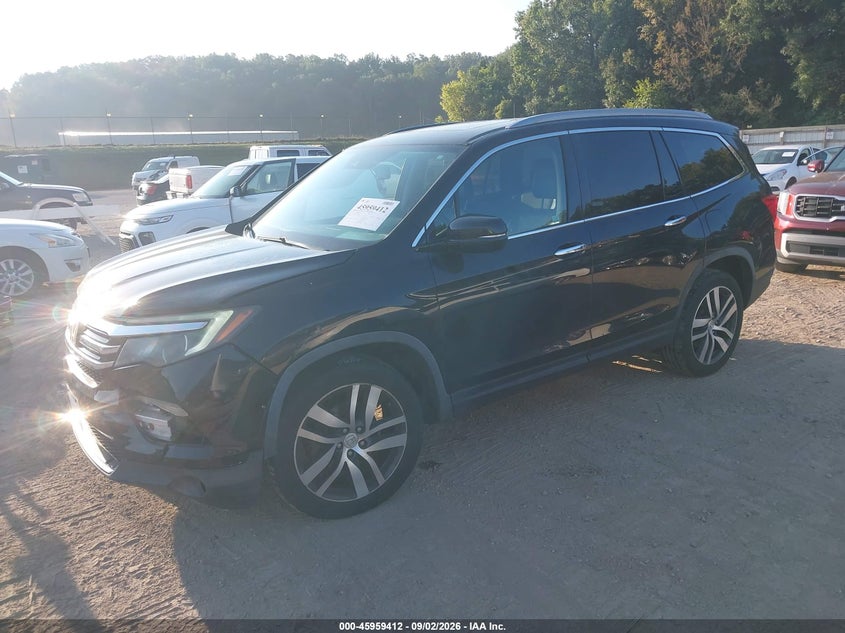 Vin: 5fnyf6h94gb055408, lot: 46458631, honda pilot touring 20162