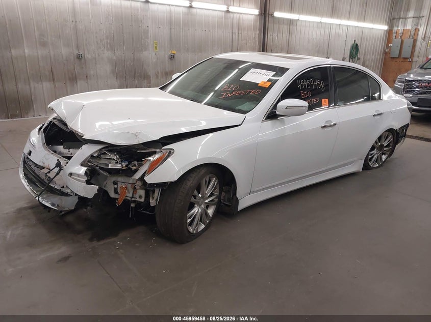 2014 Hyundai Genesis, Біо/хімія, IAAI, VIN KMHGC4DD7EU260644 — фото 2