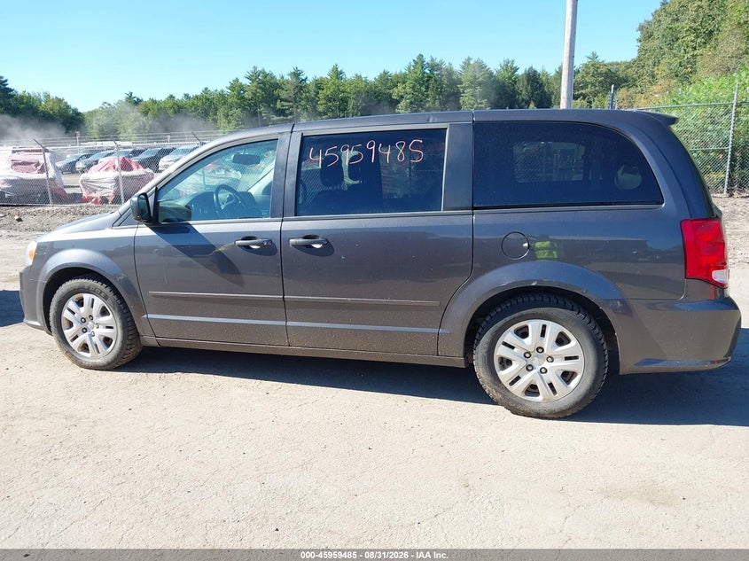 DODGE GRAND CARAVAN 2016 VIN 2C4RDGBG5GR117281