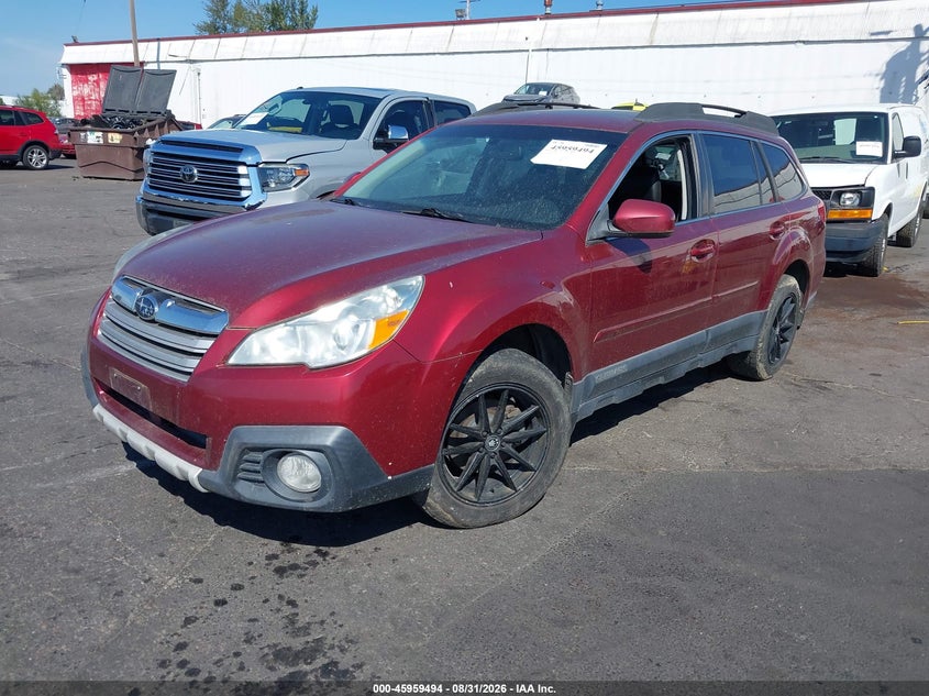 2013 Subaru Outback, Обычный износ, IAAI, VIN 4S4BRBKC6D3225122 — фото 2