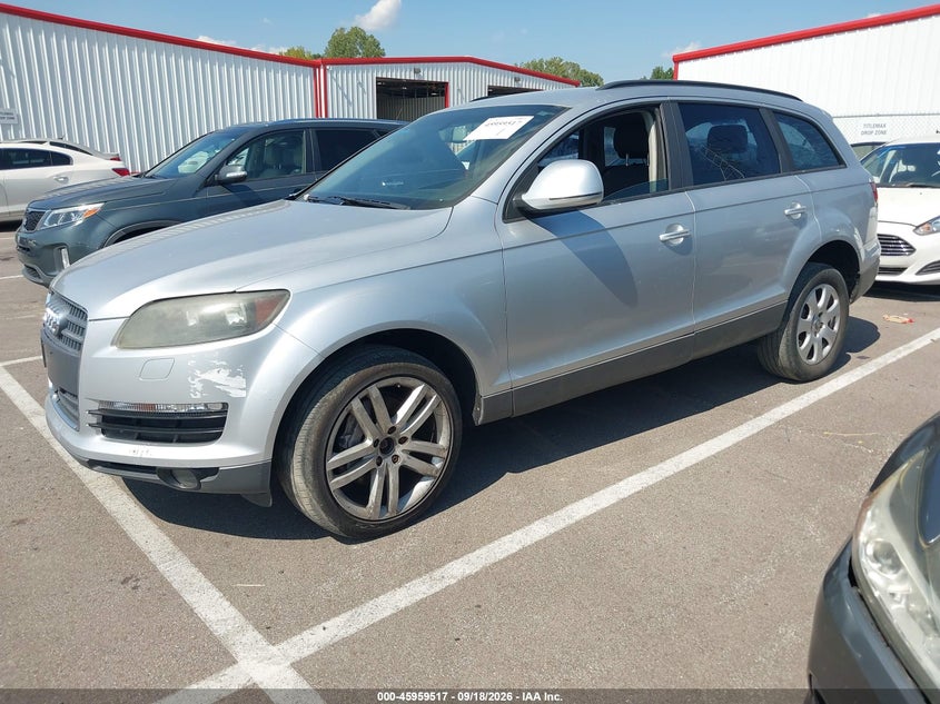 2007 Audi Q7 3.6, Обычный износ, IAAI, VIN WA1AY74L47D039777 — фото 2